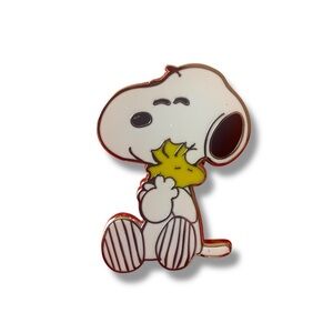 Peanuts Snoopy and Woodstock Enamel Pin Classic Cartoon Comic Strip Best Friends